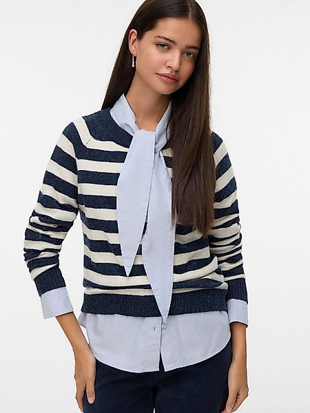 Vero Moda Rundhalspullover VMDOFFY LS O-NECK BLOUSE GA NOOS Materialmix, re günstig online kaufen