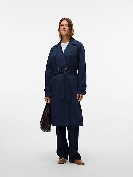 Vero Moda Trenchcoat VMLOU LONG TRENCHCOAT günstig online kaufen