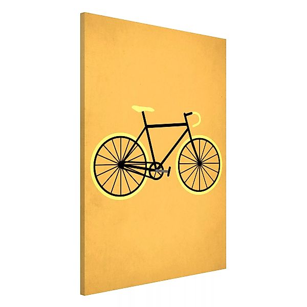 Magnettafel Fahrrad in Gelb günstig online kaufen