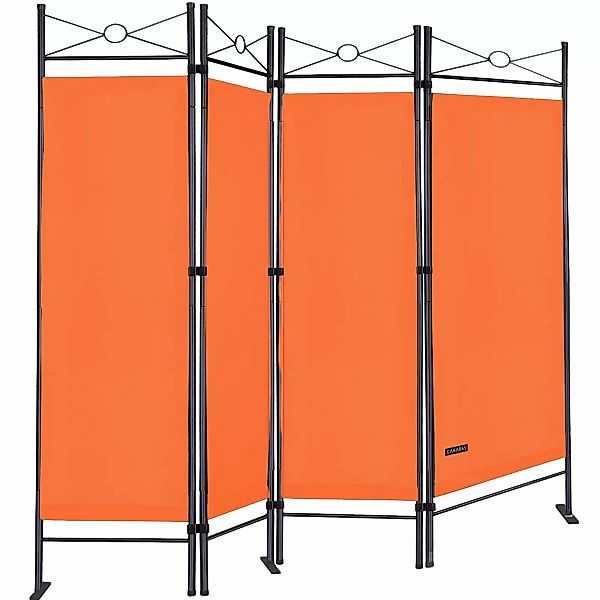 Paravent Lucca Orange 180x163cm günstig online kaufen