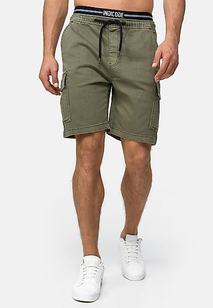 Indicode Jeansshorts Rudi aus elastischer Baumwoll-Qualität günstig online kaufen
