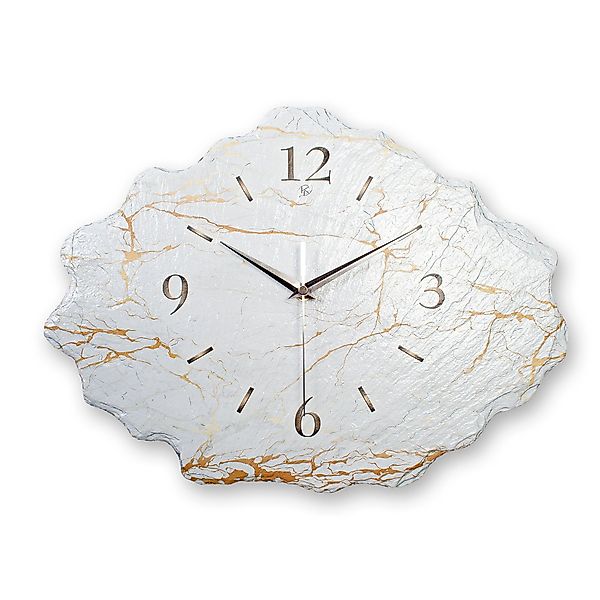 Kreative Feder Wanduhr Design-Wanduhr aus Stein günstig online kaufen