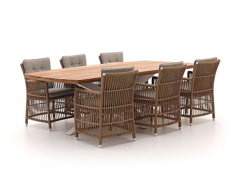 Manifesto Ortello/Induno Dänisch oval 240 cm Gartenmöbel-Set 7-teilig günstig online kaufen