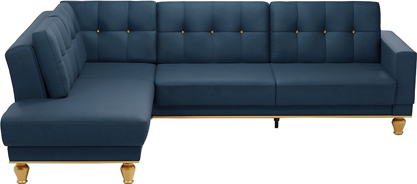 sit&more Ecksofa »Orient 5 L-Form«, mit Strass-Stein, wahlweise mit Bettfun günstig online kaufen