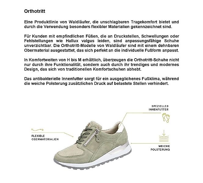 Waldläufer Keilsneaker "M-SARAH-Soft", Komfortschuh, Halbschuh, Schnürschuh günstig online kaufen