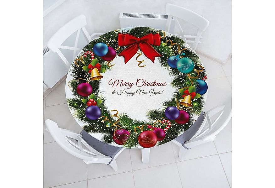 Abakuhaus Tischdecke Rundum-elastische Stofftischdecke, Weihnachten Rund Gr günstig online kaufen