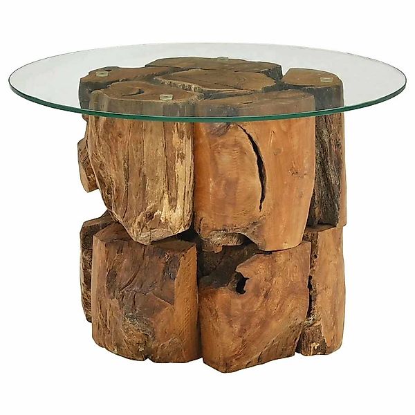 vidaXL Couchtisch Massivholz Teak Treibholz 60 cm 243474 günstig online kaufen