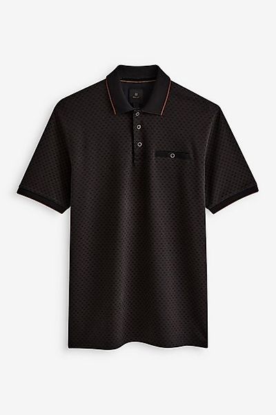 Next Poloshirt Polo-Shirt mit Geoprint (1-tlg) günstig online kaufen