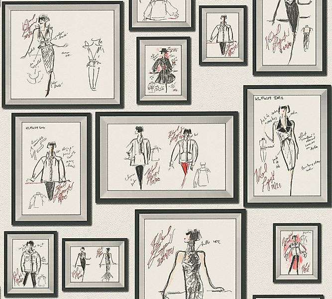 KARL LAGERFELD Vliestapete Karl Lagerfeld, Design günstig online kaufen