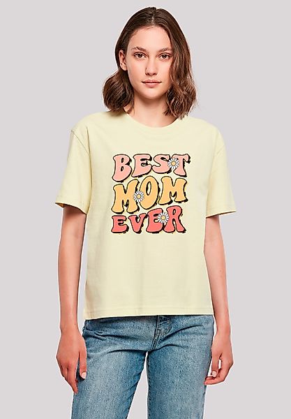 F4NT4STIC T-Shirt "Mothers Day Best Mom Ever Retro Typography Floral Accent günstig online kaufen