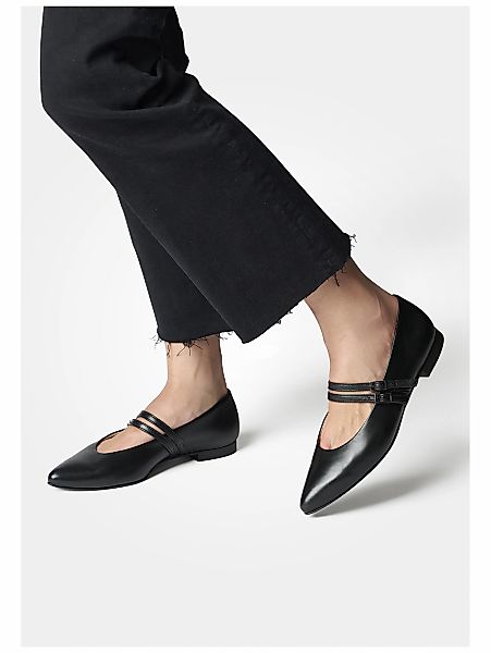 Paul Green Riemchenballerina "Paul Green Ballerinas Glattleder" günstig online kaufen