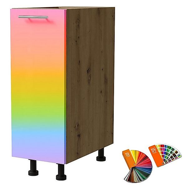 Feldmann-Wohnen Unterschrank Brerra (D1D/30, 1-türig (Holztür), 1 Einlegebo günstig online kaufen