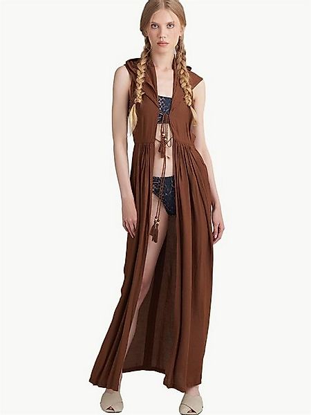 Rivus Strandkleid Langer Kimono mit Kapuze günstig online kaufen