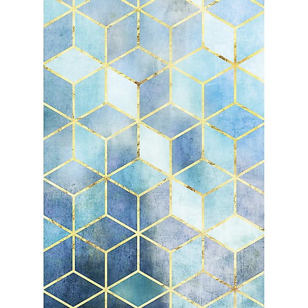 Komar Wandbild Mosaik Azzuro 40 x 50 cm günstig online kaufen