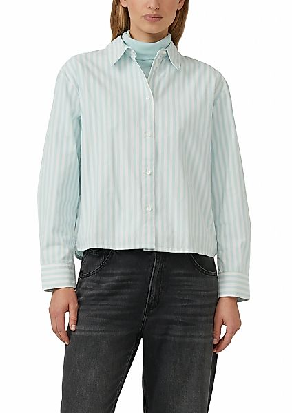 s.Oliver Hemdbluse mit Streifen Muster günstig online kaufen