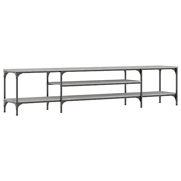 VidaXL TV-Schrank Grau Sonoma 201x35x45 cm Holzwerkstoff & Eisen günstig online kaufen