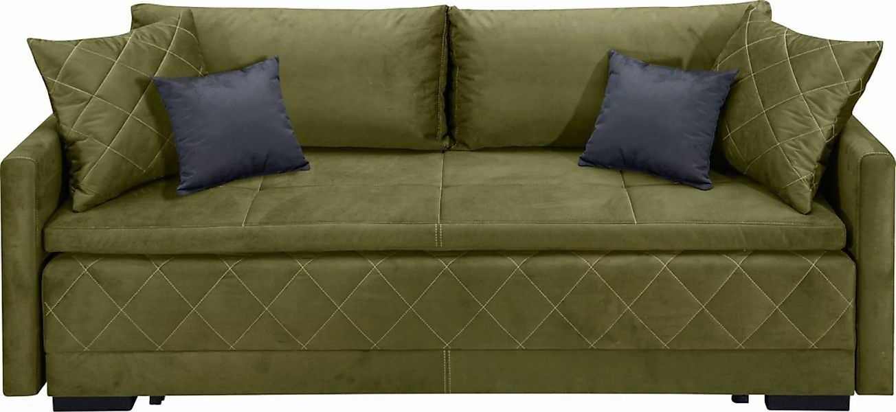 INOSIGN Schlafsofa "Potsdam", mit Boxspringaufbau, Bettfunktion & Bettkaste günstig online kaufen