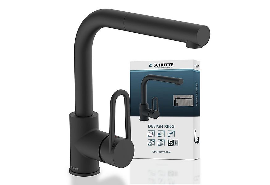 Schütte Spültischarmatur Design mit Geschirrbrause, ausziehbar, schwenkbar, günstig online kaufen