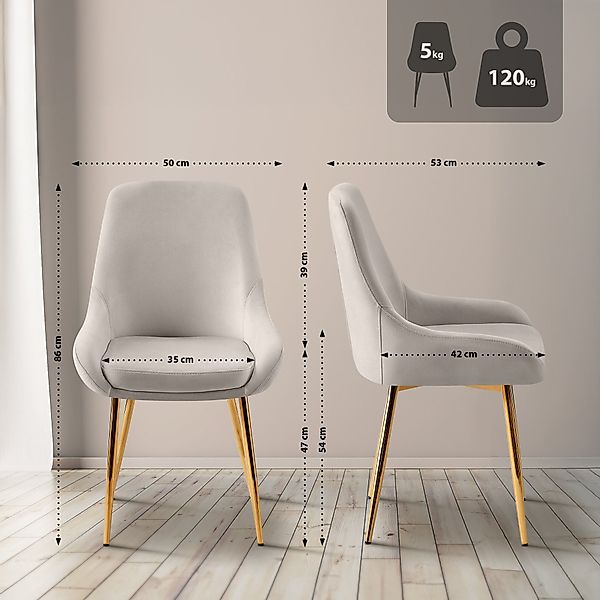 CLP Esszimmerstuhl (2er Set, 2 St) günstig online kaufen