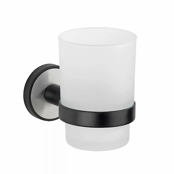 Wenko Zahnputzbecherhalter Udine UV-Loc® Silber Matt günstig online kaufen