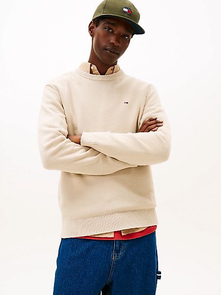 Tommy Jeans Rundhalspullover Slim fit mit Rundhalsausschnitt günstig online kaufen