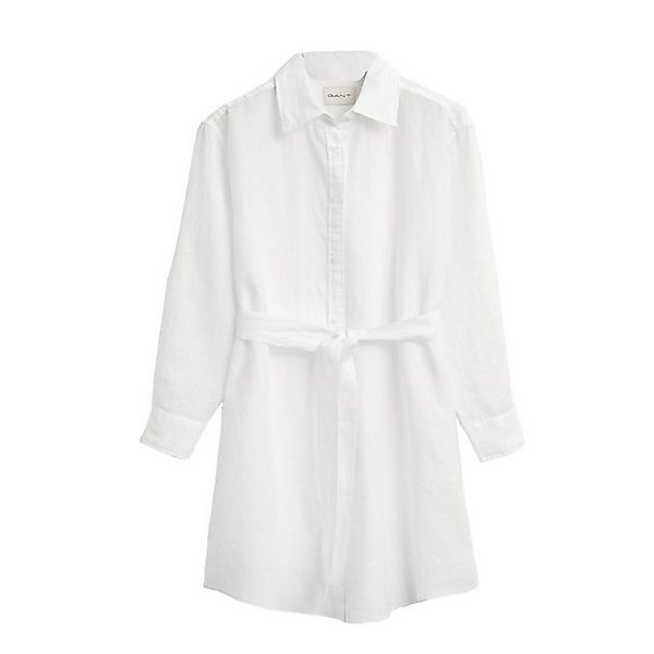 Gant Blusenkleid 4503432 Damen Hemdblusenkleid aus Leinen mit Gürtel günstig online kaufen