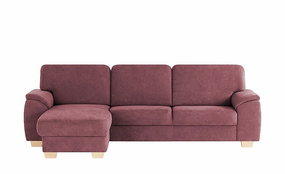 smart Ecksofa  Valencia ¦ rot ¦ Maße (cm): B: 281 H: 90 T: 173.0 Polstermöb günstig online kaufen