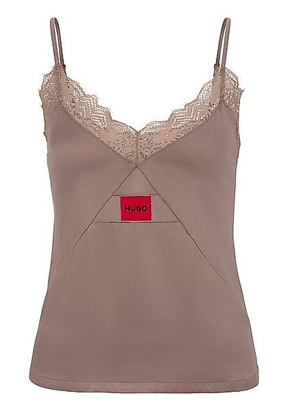 HUGO Underwear Spitzentop "RED LABEL LACE CAMI", mit V-Ausschnitt günstig online kaufen