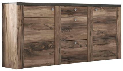 Home affaire Sideboard "Larona, zeitlose Kommode mit 2 Türen, 3 Schubkästen günstig online kaufen