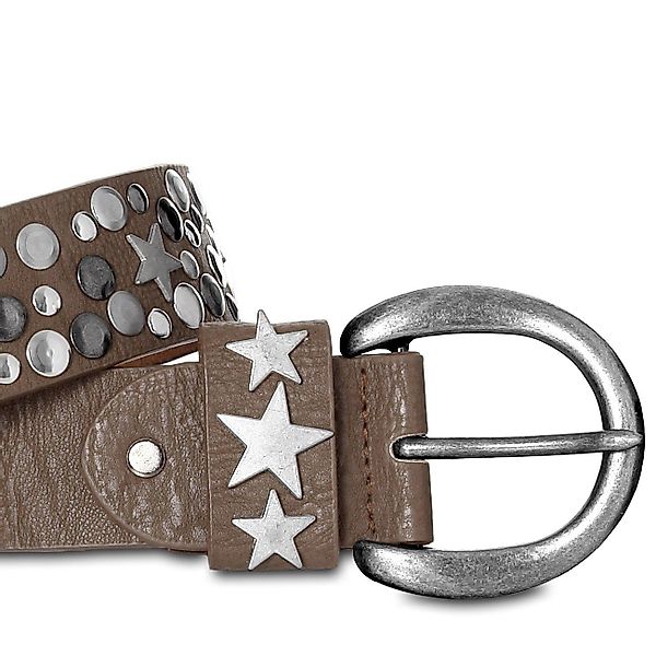 Caspar Nietengürtel GU249 Damen Vintage Nietengürtel günstig online kaufen