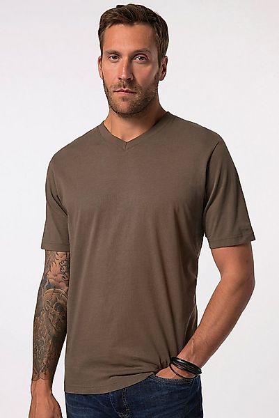 JP1880 T-Shirt bis 8XL T-Shirt aus Jersey Basic V-Shirt günstig online kaufen