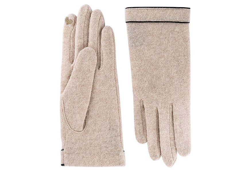 Roeckl Strickhandschuhe Leather Piping günstig online kaufen