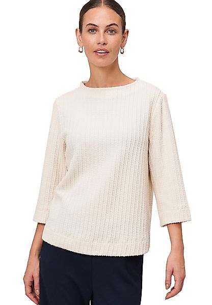 Zero Sweatshirt Damen Sweatshirt mit Strukturmuster günstig online kaufen