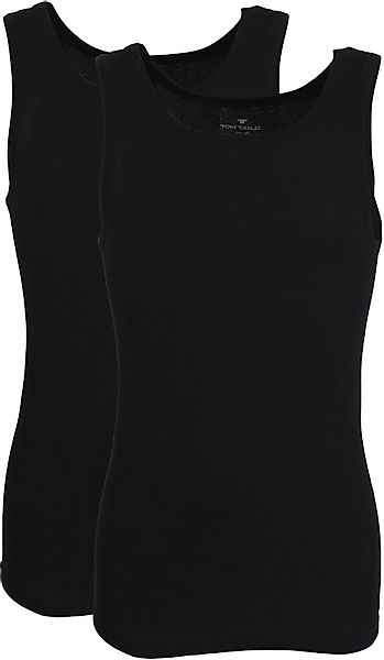 TOM TAILOR Tanktop "Montana", (2er Pack), Rundhalsausschnitt, slim fit, bas günstig online kaufen