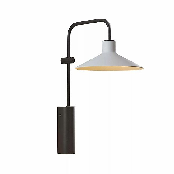 Bover LED-Wandlampe Platet A/02 schwarz/grau günstig online kaufen