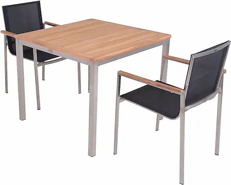 Garden Pleasure Garten-Essgruppe »DENVER Set 12« 3 Stk. tlg. günstig online kaufen