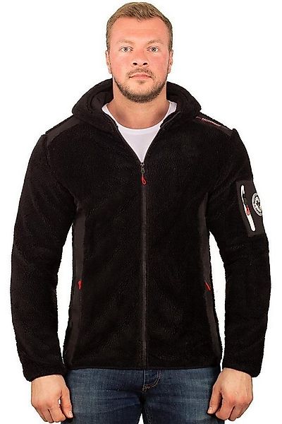 Geographical Norway Fleecejacke Herren Regular Fit Jacke batufour Black XL günstig online kaufen