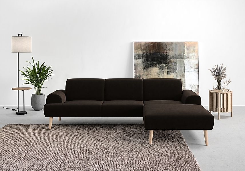 Home affaire Ecksofa "Swift Scandic Design, Federkern für hohen Sitzkomfort günstig online kaufen