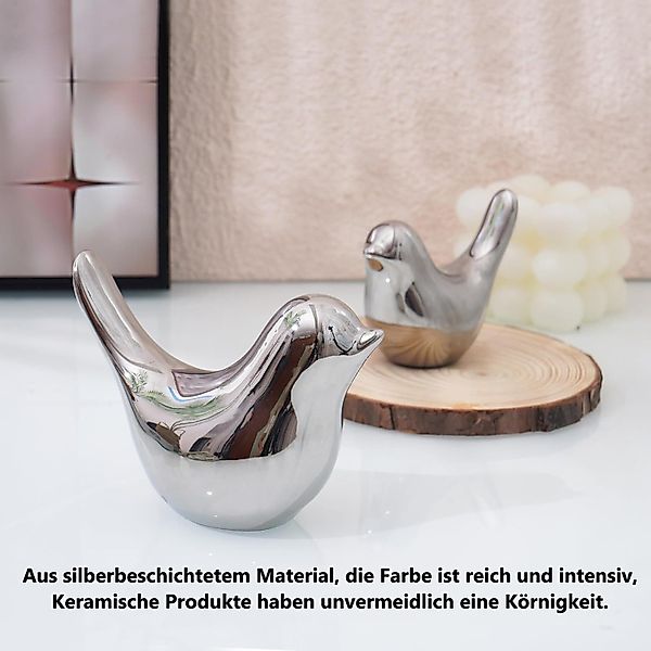 Kaket Dekofigur Keramik Vogel-Deko (2er Set) günstig online kaufen