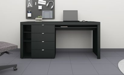 borchardt Möbel Schreibtisch »Dolly« mit 3 Fächern und 4 Schubkästen günstig online kaufen