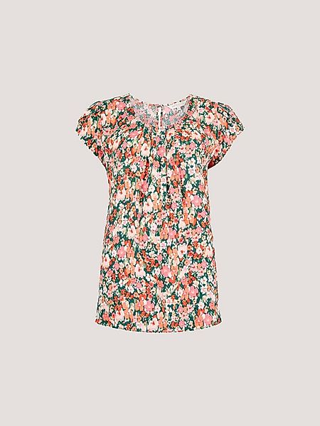 Apricot T-Shirt Ditsy Floral Top mit Tulpenärmeln günstig online kaufen