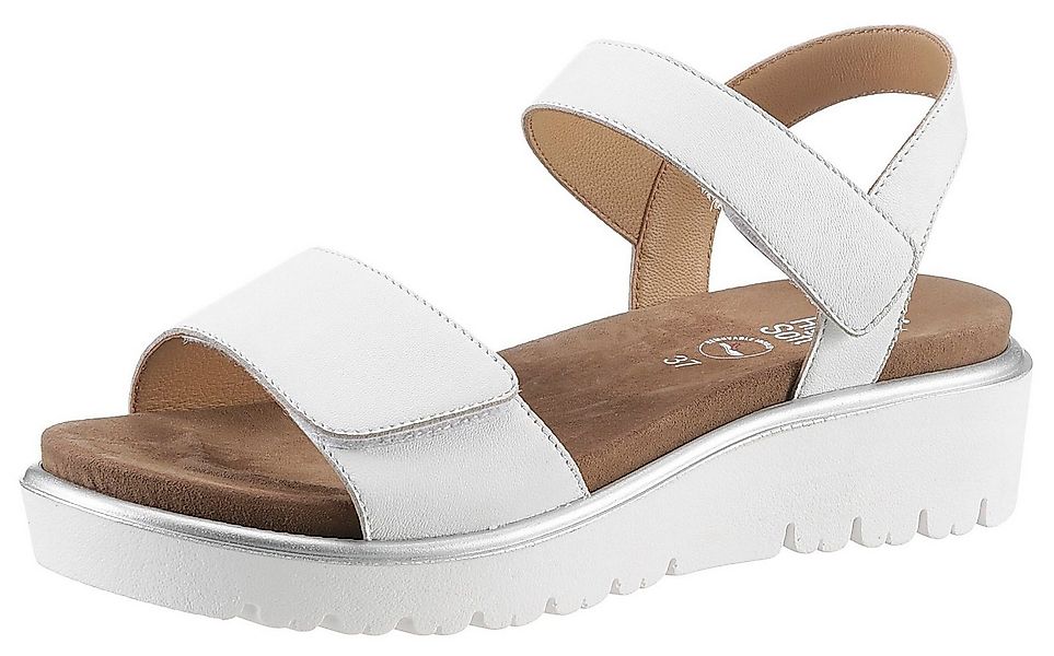 Ara BILBAO Keilsandalette, Sommerschuh, Sandale, Keilabsatz, Klett, Weite G günstig online kaufen