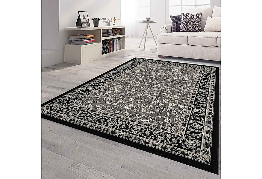 Vimoda Orientteppich Klassischer Teppich Kurzflor in Grün, Beige, Rot & Gra günstig online kaufen