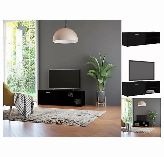 vidaXL TV-Schrank TV-Schrank Schwarz 120 x 34 x 37 cm Spanplatte Lowboard günstig online kaufen