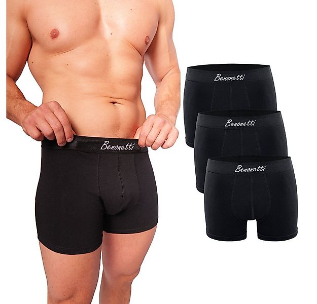 Benonetti Boxershorts weich, langlebig & atmungsaktiv, kein Aufrollen (3 Pa günstig online kaufen