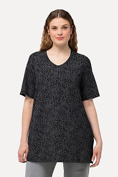 Ulla Popken T-Shirt T-Shirt Punkte A-Linie günstig online kaufen
