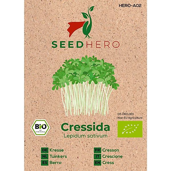 Seedhero BIO Kresse Garden Samen günstig online kaufen