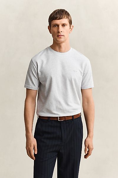 Gant T-Shirt "TONE PIQUE" Regular fit mit Rundhalsausschnitt günstig online kaufen