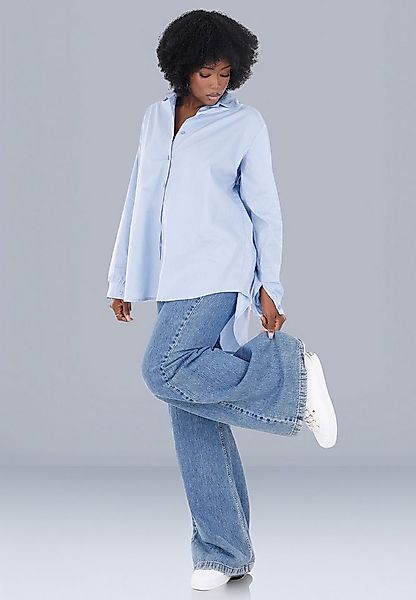 YC Fashion & Style Longbluse aus 100 % Baumwolle mit längerem Rückenteil in günstig online kaufen