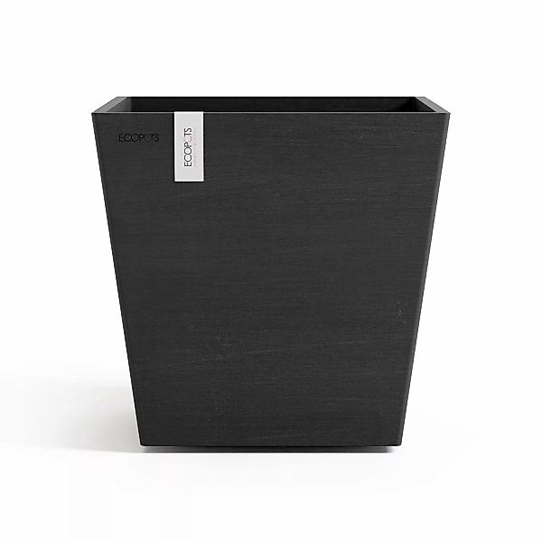 ECOPOTS Blumentopf "Rotterdam 25 + Wassersystem Dunkelgrau", für innen und günstig online kaufen